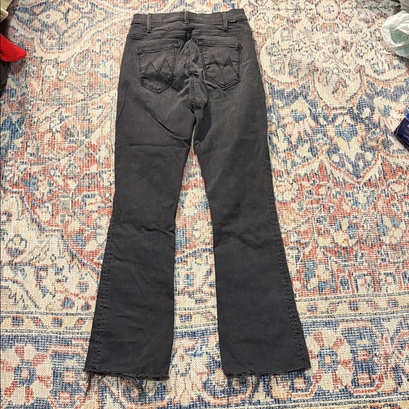 MOTHER Hustler Ankle Fray Jeans in Lighting Up Lanterns SZ 24 EUC - Picture 4 of 7